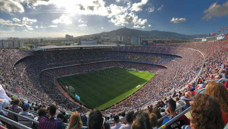 Camp Nou, Barcelona vs Manchester United