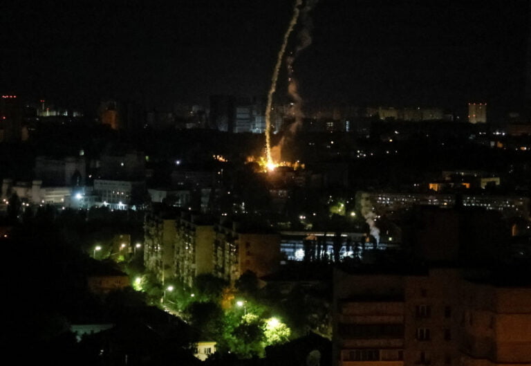 serangan rudal di kyiv