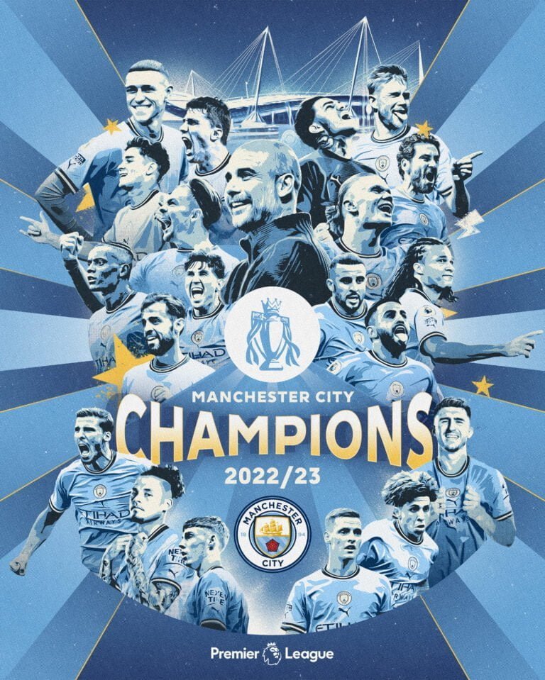 Manchester City Juara Premier League 2022/2023