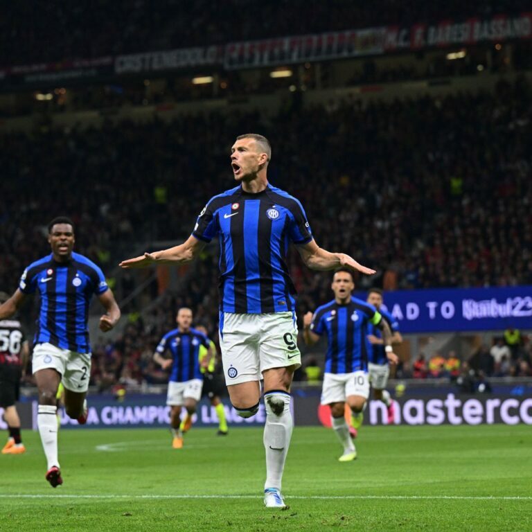 Semifinal UCL 2022-2023: AC Milan vs Inter Milan, 0-2