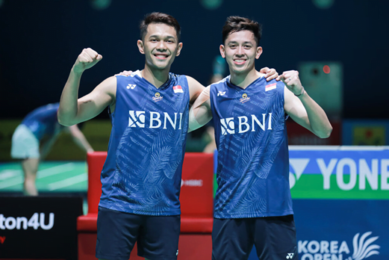 Fajar/Rian lolos ke semifinal Korea Open 2023