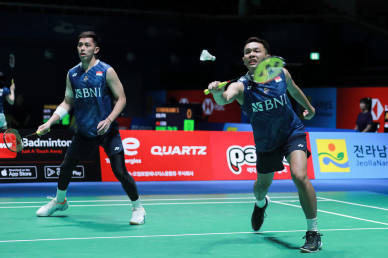 semifinal korea open 2023, fajar/rian tembus final ganda putra