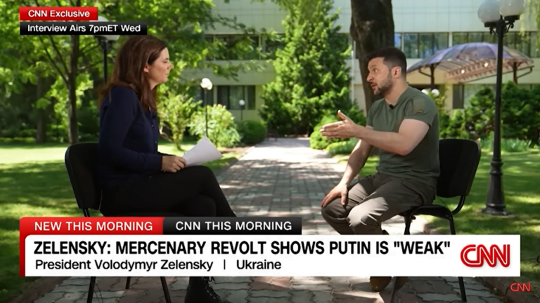 Zelensky sebut reaksi Putin soal Pemberontakan Wagner lemah