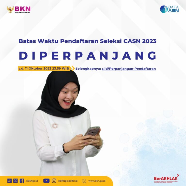 Alasan Pendaftaran CPNS 2023 Diperpanjang