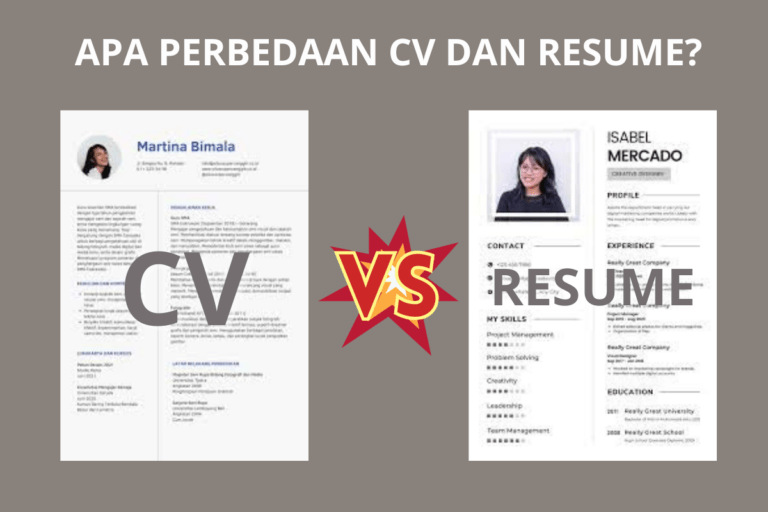 Apa perbedaan cv dan resume