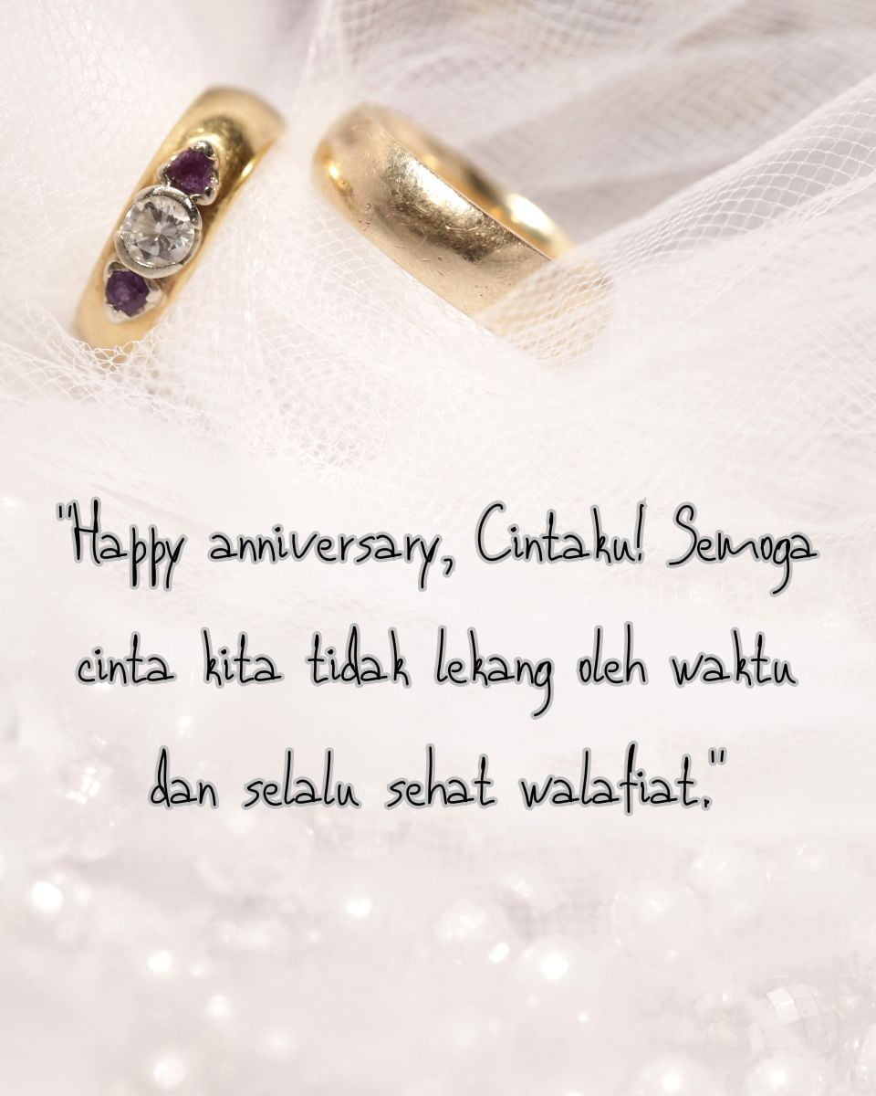 Kata Kata Happy Anniversary Pernikahan Islami