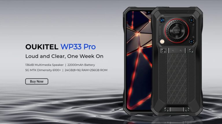Oukitel WP33 Pro, HP yang Mampu Bertahan Hingga 90 Hari!