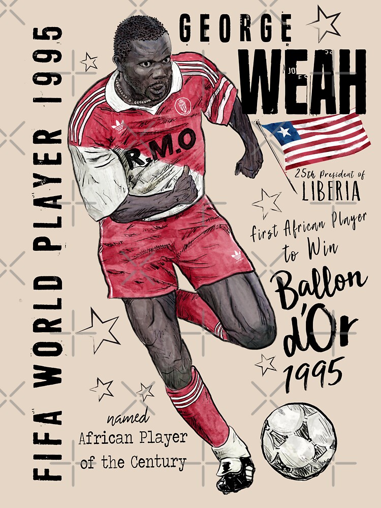 Bukan Oleh Klub, Nomor Punggung George Weah Dipensiunkan Timnas Liberia - profil george weah Bukan Oleh Klub, Nomor Punggung George Weah Dipensiunkan Timnas Liberia - profil george weah
