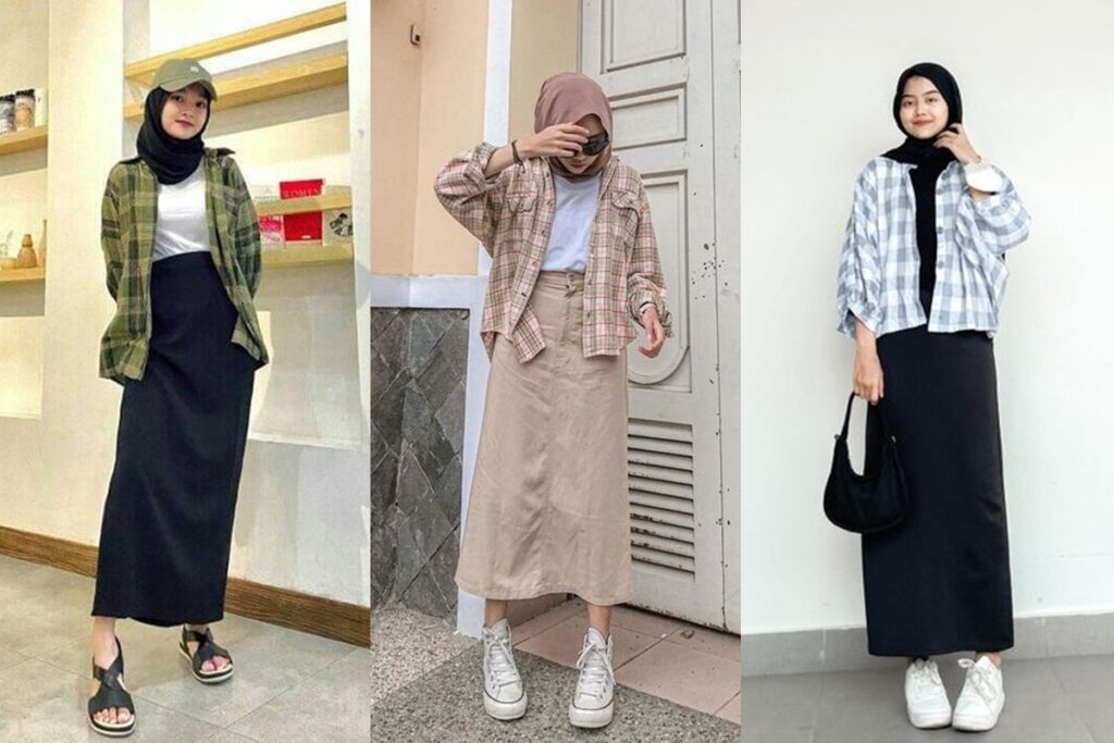 7 Inspirasi OOTD Kampus Hijab Simple Untuk Tampilan Yang Modis