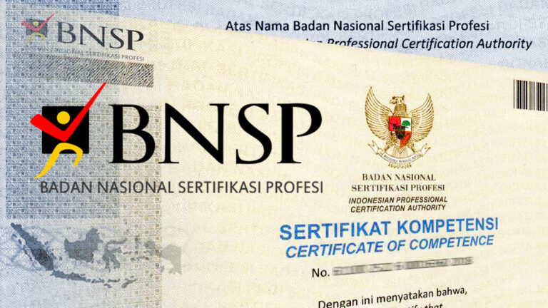 Jenis Sertifikat Profesi BNSP