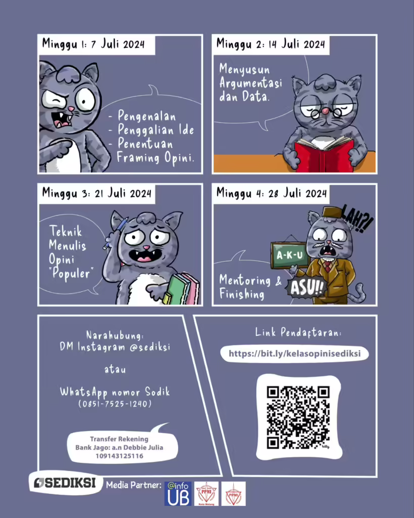 Kelas Menulis Opini - poster2