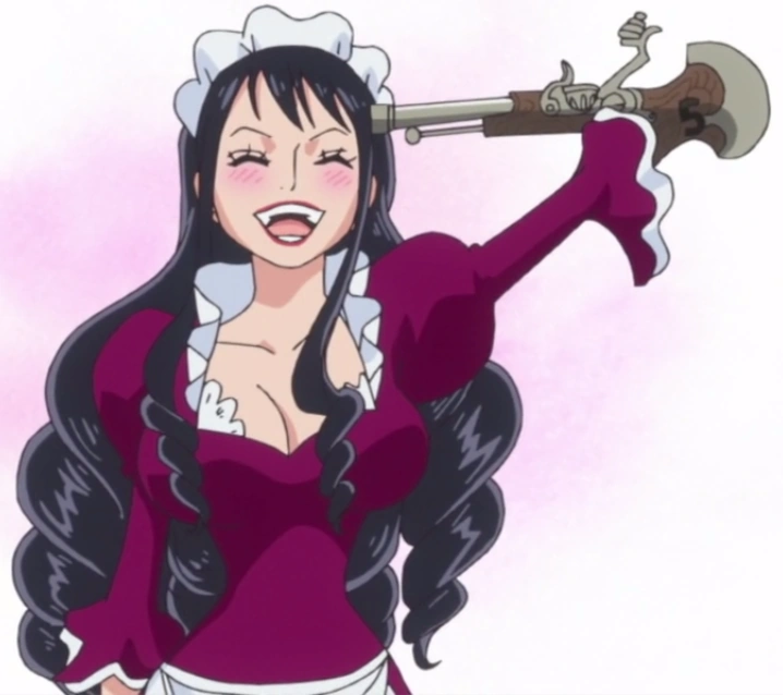 Karakter-Karakter Pendukung di One Piece yang Memiliki Kisah Menyedihkan - Baby 5 a punto de suicidarse Baby 5 rela melakukan apa saja agar bisa menolong orang lain karena dia merasa senang bisa membantu.
