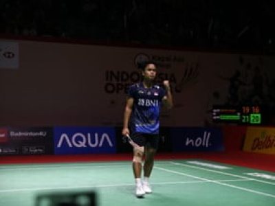Anthony Ginting vs Viktor Axelsen Final Indonesia Open 2023