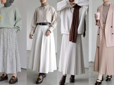 Outfit Kantor Wanita Hijab Rok