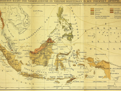 Peta Nusantara (sumber gambar: Koleksi Langka Perpustakaan UGM)