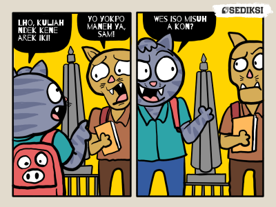 Misuh jancok culture shock maba di malang